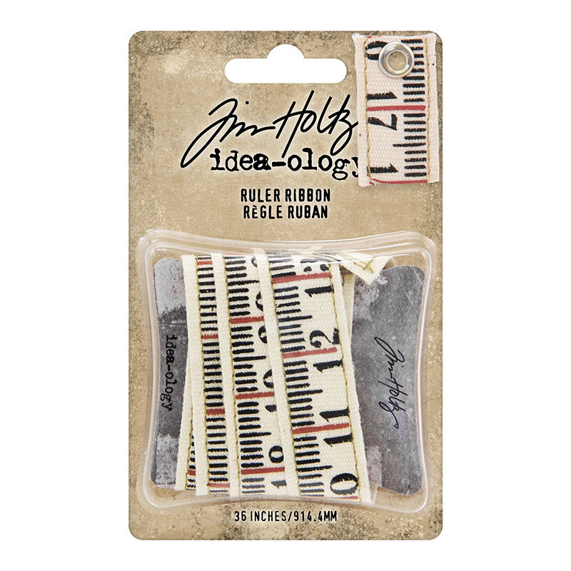 Tim Holtz idea-ology RULER RIBBON th93955
