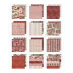 Tim Holtz idea-ology Red 12 x 12 Palette Paper Collection th94456 product