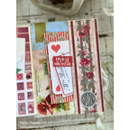 Tim Holtz idea-ology Red 8 x 8 Palette Paper Collection th94470 fragile