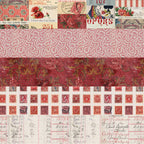 Tim Holtz idea-ology Red 8 x 8 Palette Paper Collection th94470 sample 1