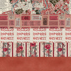 Tim Holtz idea-ology Red 8 x 8 Palette Paper Collection th94470 sample 2