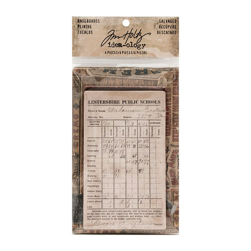 Tim Holtz idea-ology SALVAGED BASEBOARDS TH93556