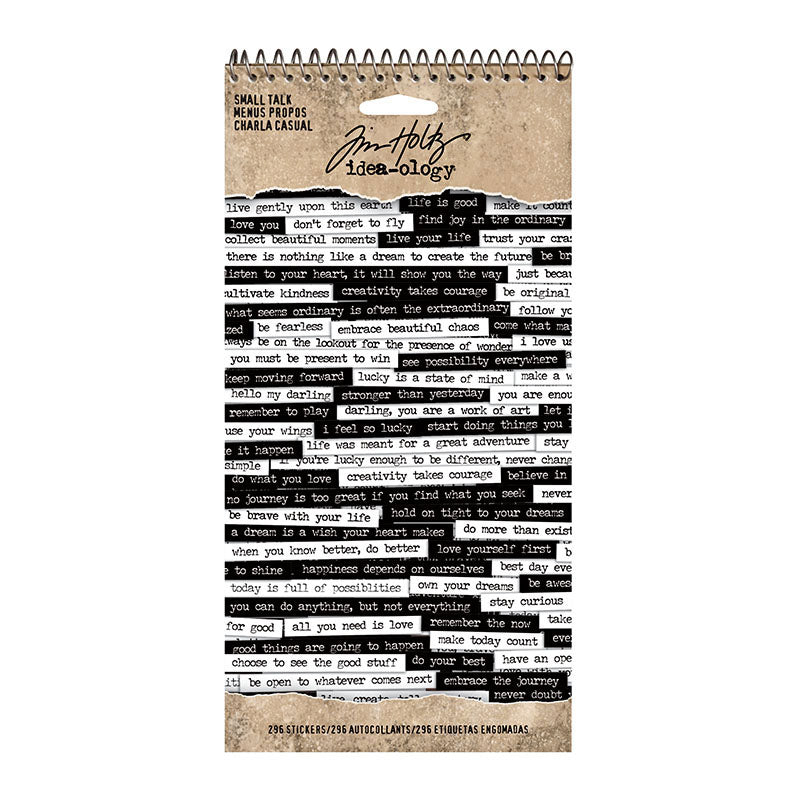 Tim Holtz idea-ology SMALL TALK Stickers TH93193