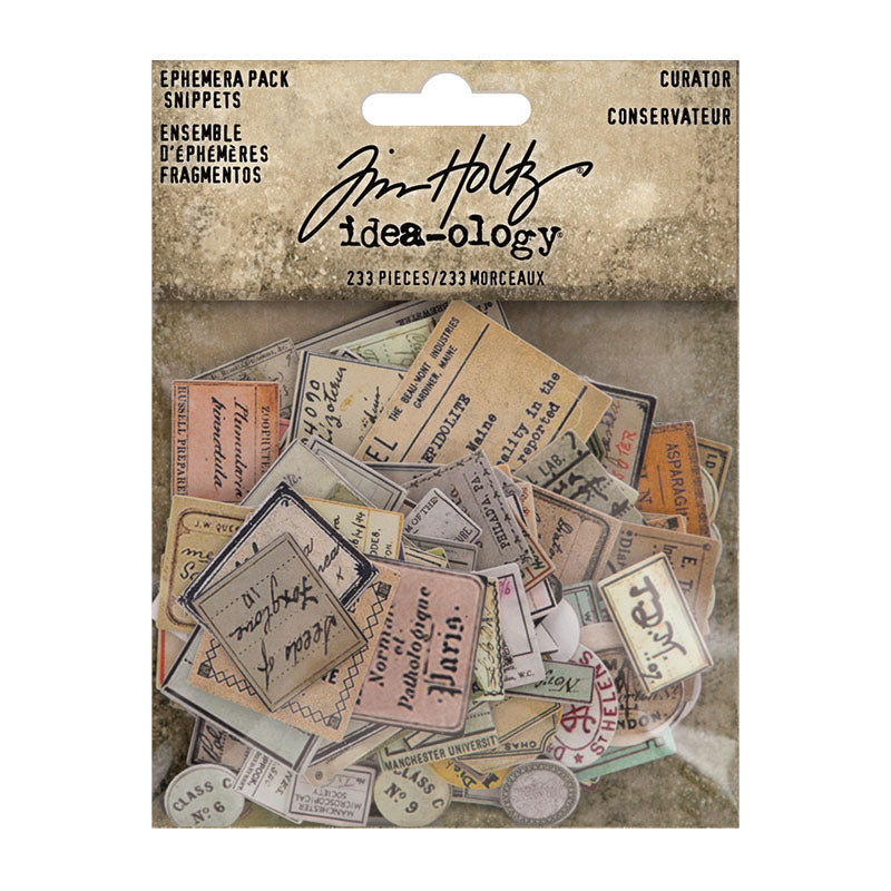 Tim Holtz idea-ology SNIPPETS Ephemera th94152