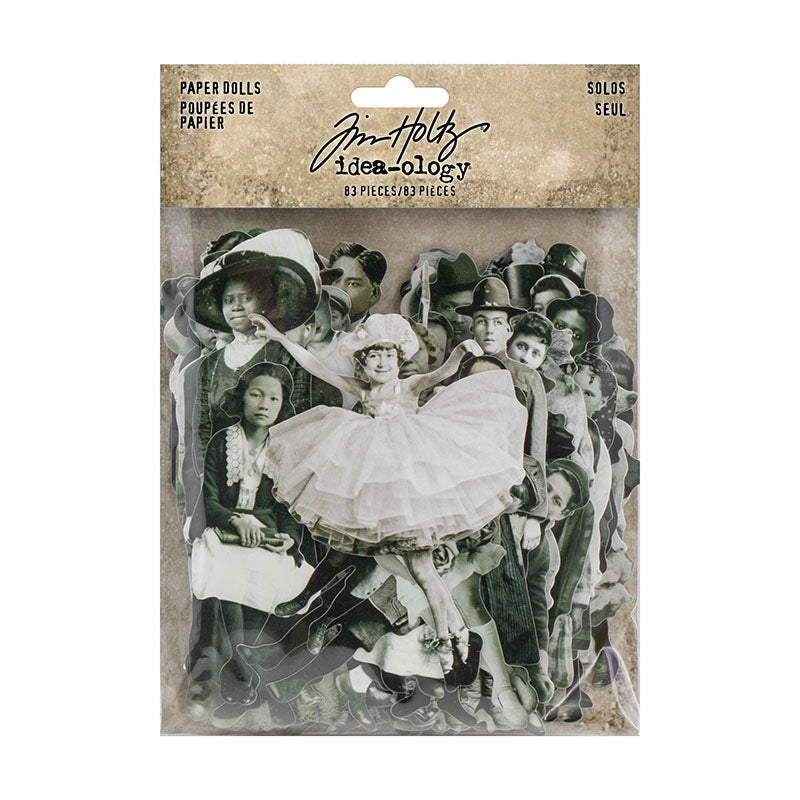 Tim Holtz idea-ology SOLOS PAPER DOLLS TH93555