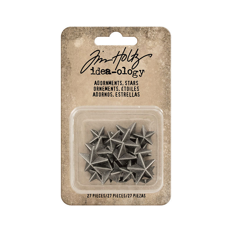 Tim Holtz idea-ology STARS ADORNMENTS Findings TH93562
