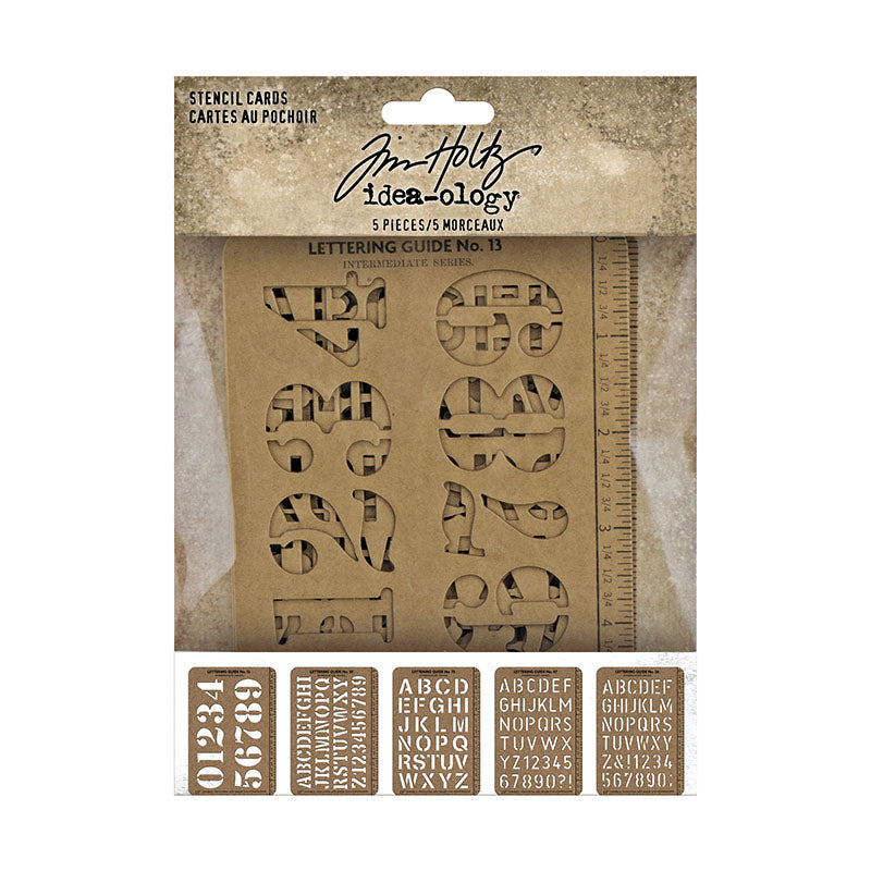 Tim Holtz idea-ology STENCIL CARDS th94135