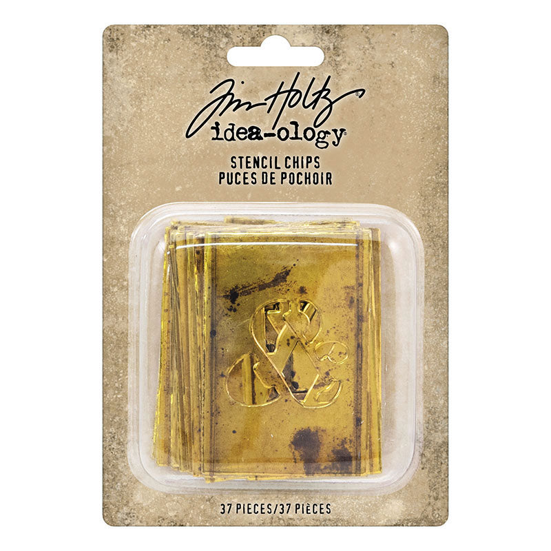 Tim Holtz idea-ology STENCIL CHIPS th93954