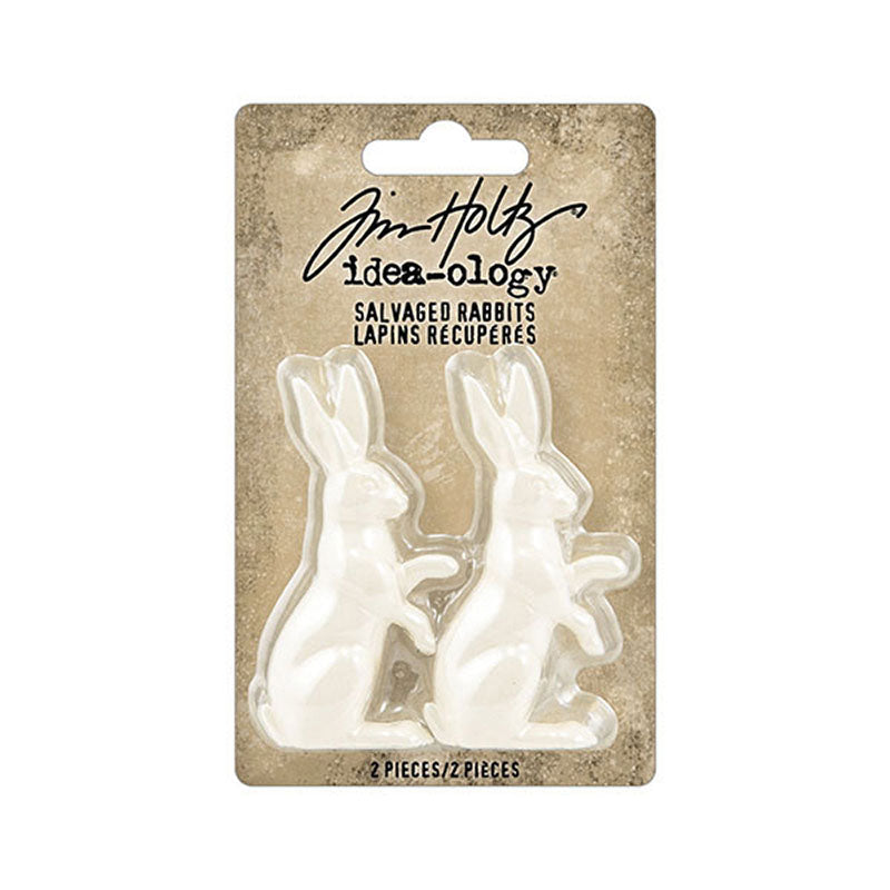 Tim Holtz idea-ology Salvaged Rabbits th94303