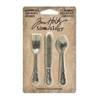 Tim Holtz idea-ology Silverware Adornments TH93254
