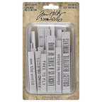 Tim Holtz idea-ology THEORIES Quote Chips th94045