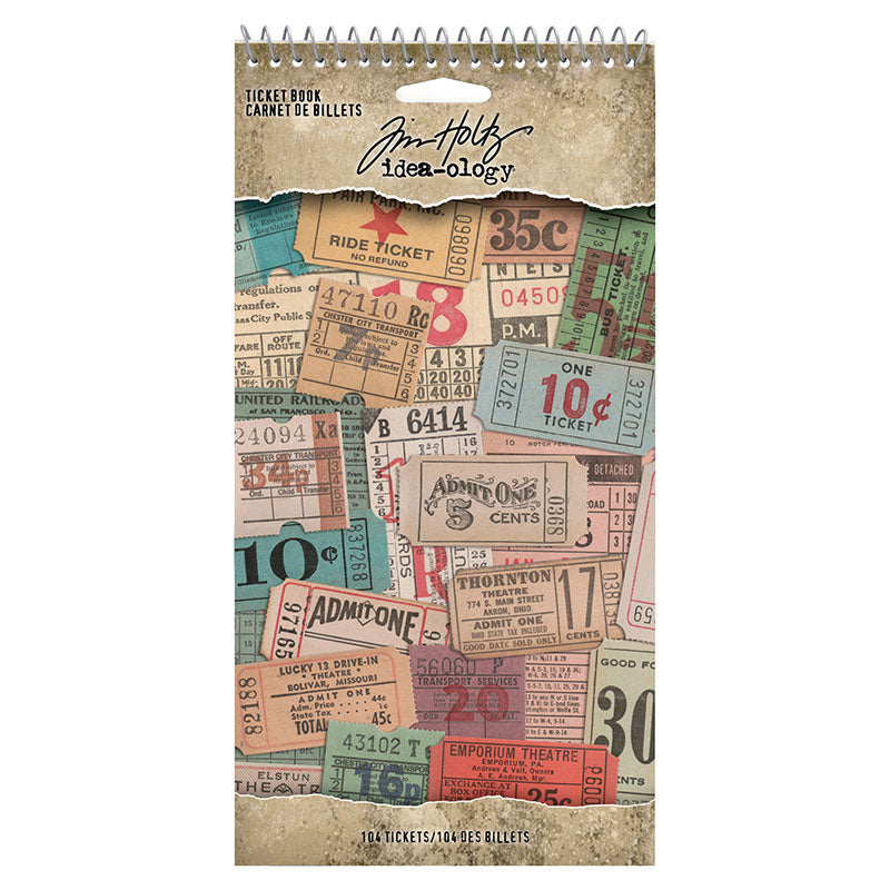 Tim Holtz idea-ology TICKET BOOK th94036