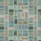 Tim Holtz idea-ology Teal 12 x 12 Palette Paper Collection th94461 ticket
