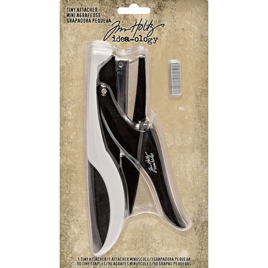 Tim Holtz idea-ology Tiny Attacher Stapler Tool Mini Staples TH92800