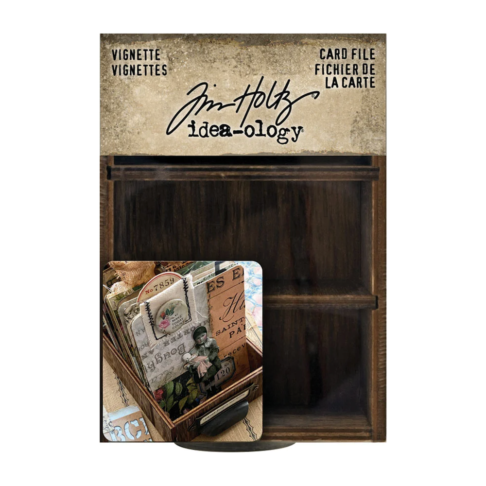 Tim Holtz idea-ology VIGNETTE CARD FILE th94243