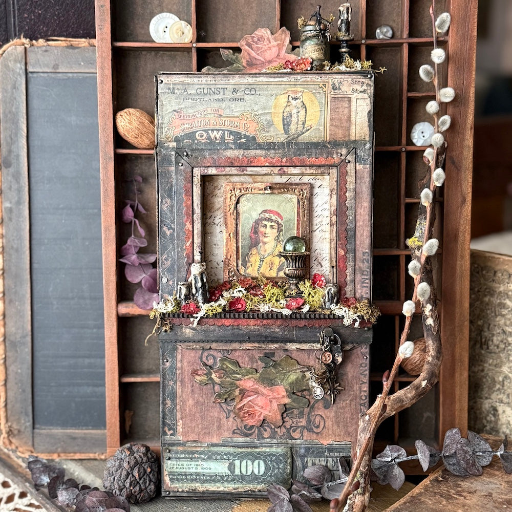 Tim Holtz idea-ology VIGNETTE TRAY Structures TH93568 stacy