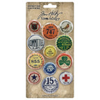 Tim Holtz idea-ology VINTAGE FLAIR Embellishments th94027