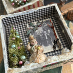 Tim Holtz idea-ology Vignette Boxes Squares th94242 stacy snowman