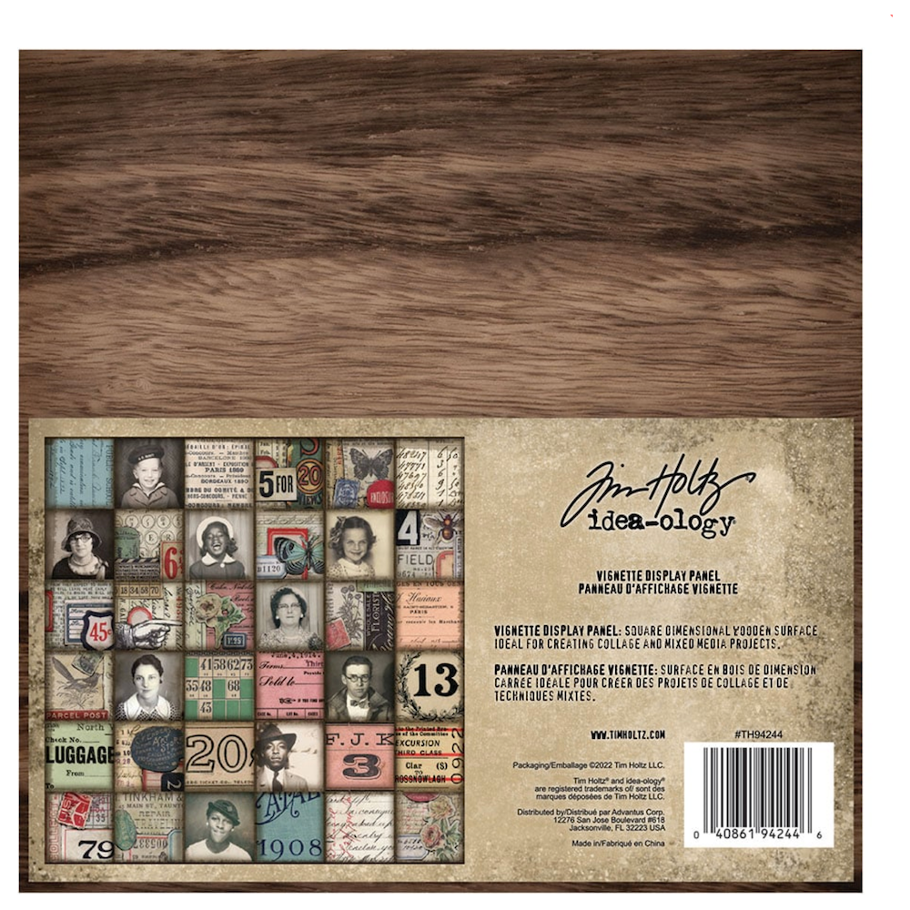 Tim Holtz idea-ology Vignette Display Panel th94244