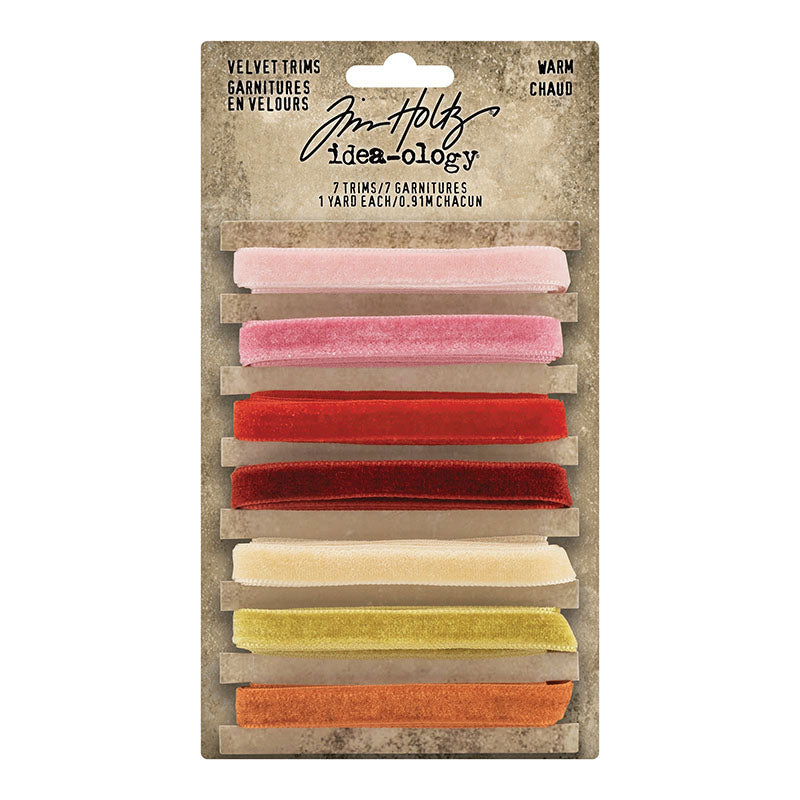 Tim Holtz idea-ology WARM Velvet Trims th94115