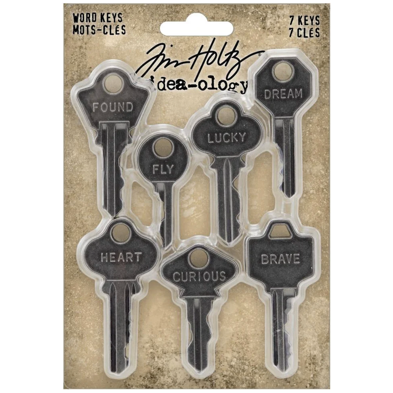 Tim Holtz idea-ology WORD KEYS th94245