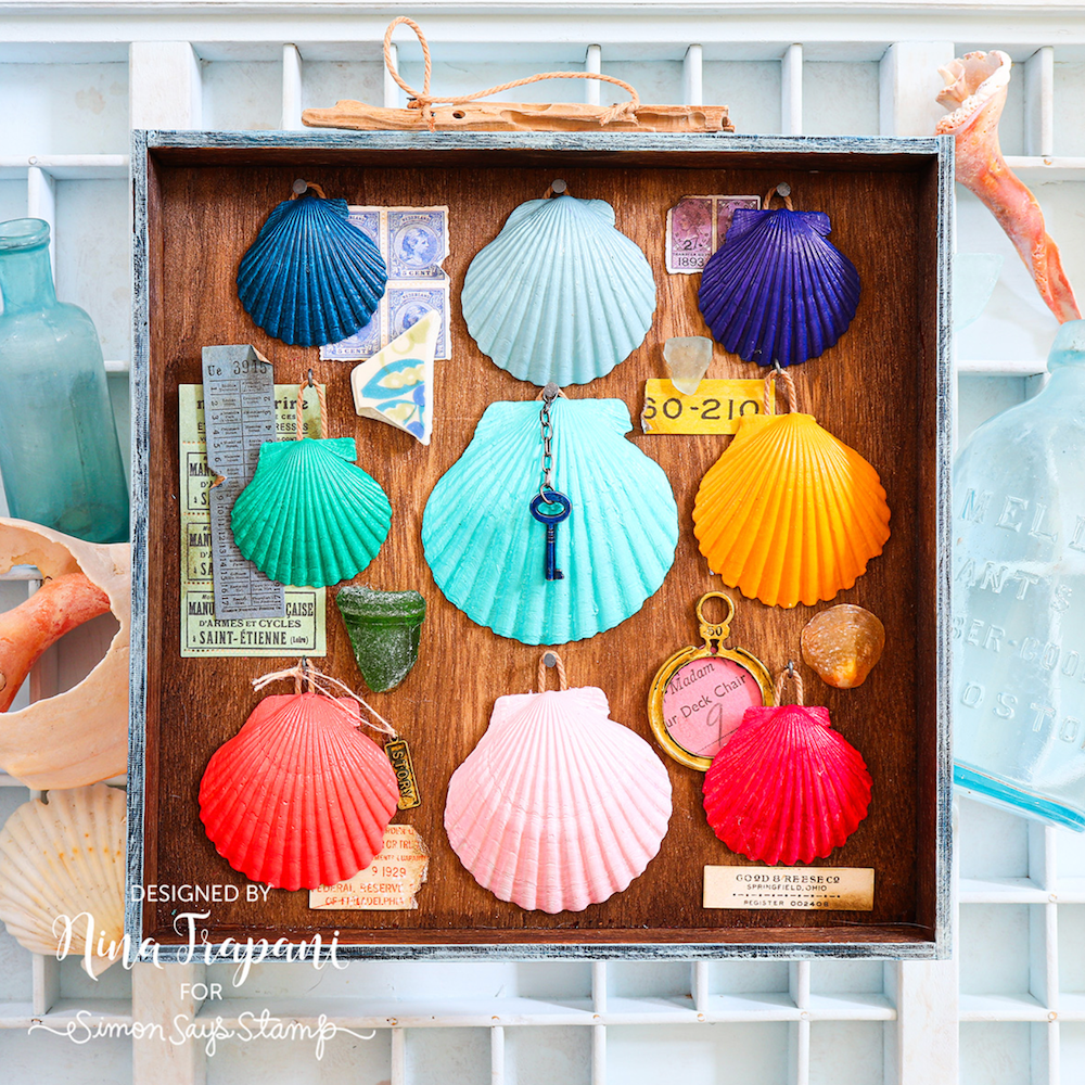 Seashell Pet Tag - Beach Dog ID Tags - The Barking Tagsmith NZ, image size:1000x1000