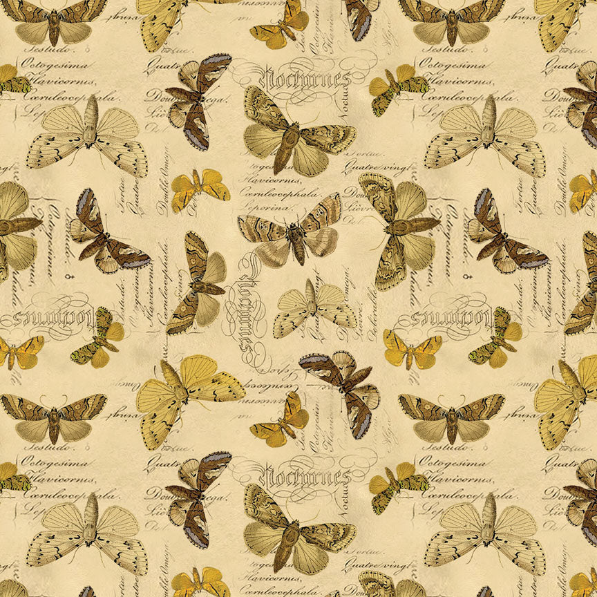 Tim Holtz idea-ology Yellow 8 x 8 Palette Paper Collection th94472 moth