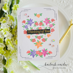 Simon Says Clear Stamps Timeless Blossoms 2213ssc You Are My Favorite Thinking of You Card
