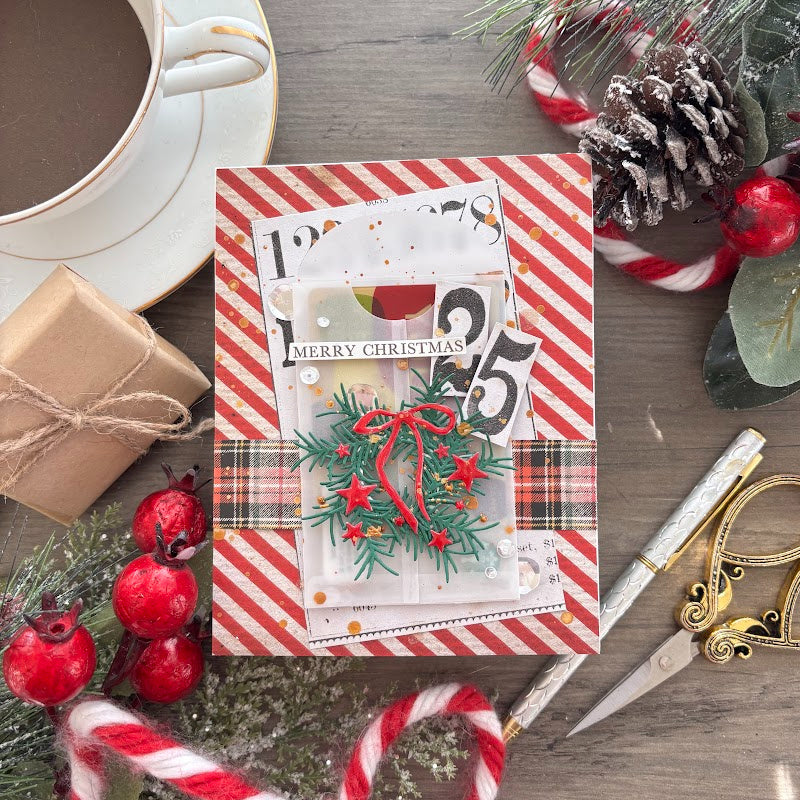 Simon Says Stamp Pine and Post Gift Card Envelope Wafer Dies 1543sd Christmas Card | color-code:ALT08