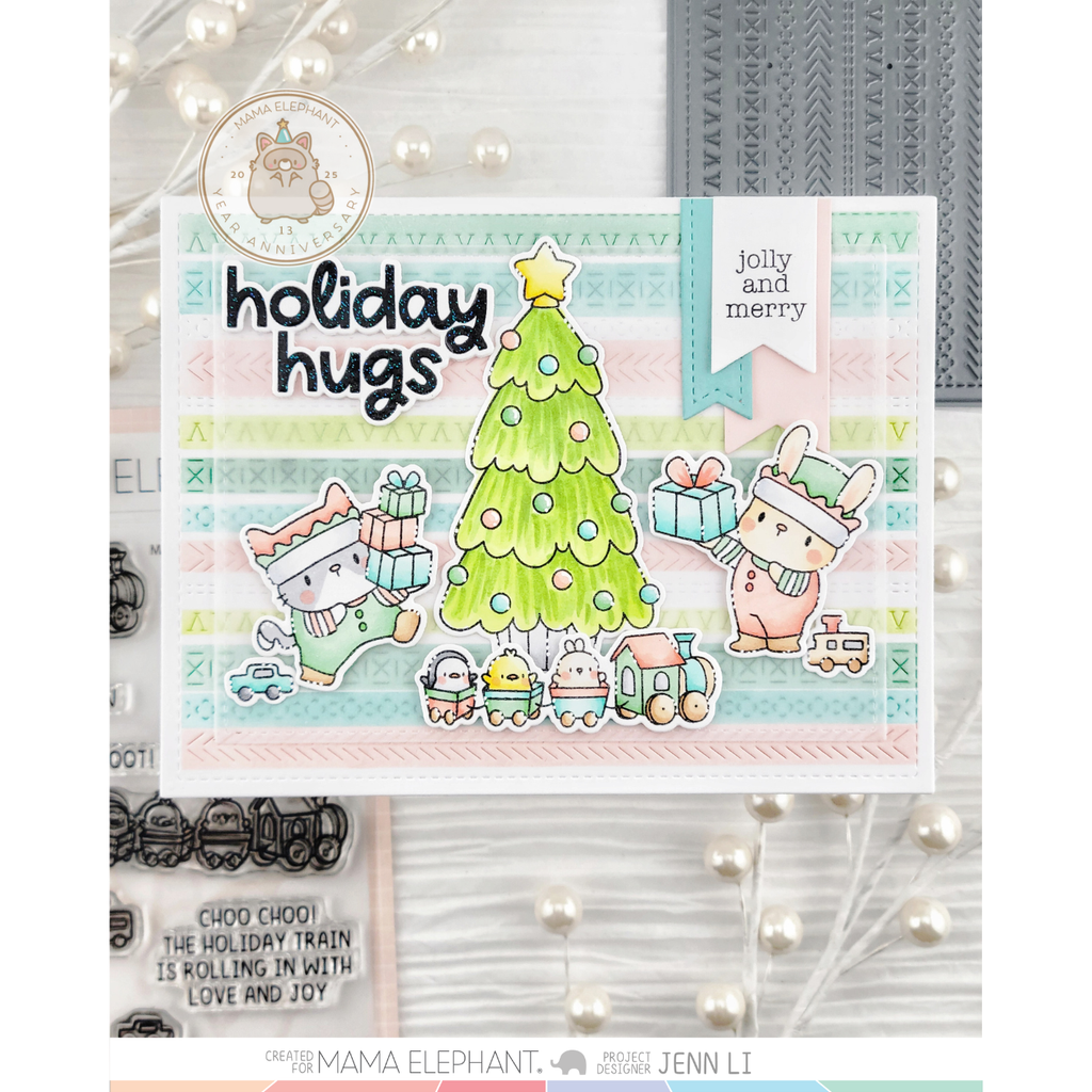 Mama Elephant In Stitches Cover Creative Cuts Steel Die