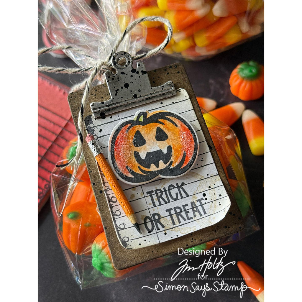 Simon Says Stamp Tiny Frights Wafer Dies 468sss Halloween Treat Bag Tag