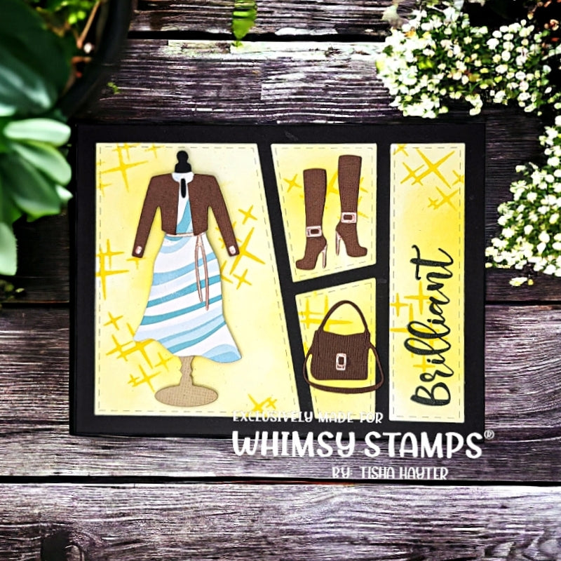 Whimsy Stamps Fashion Accessories Dies wsd263 brilliant