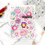 To My Dear Friend Floral Background You Make Me Happy Inspiration