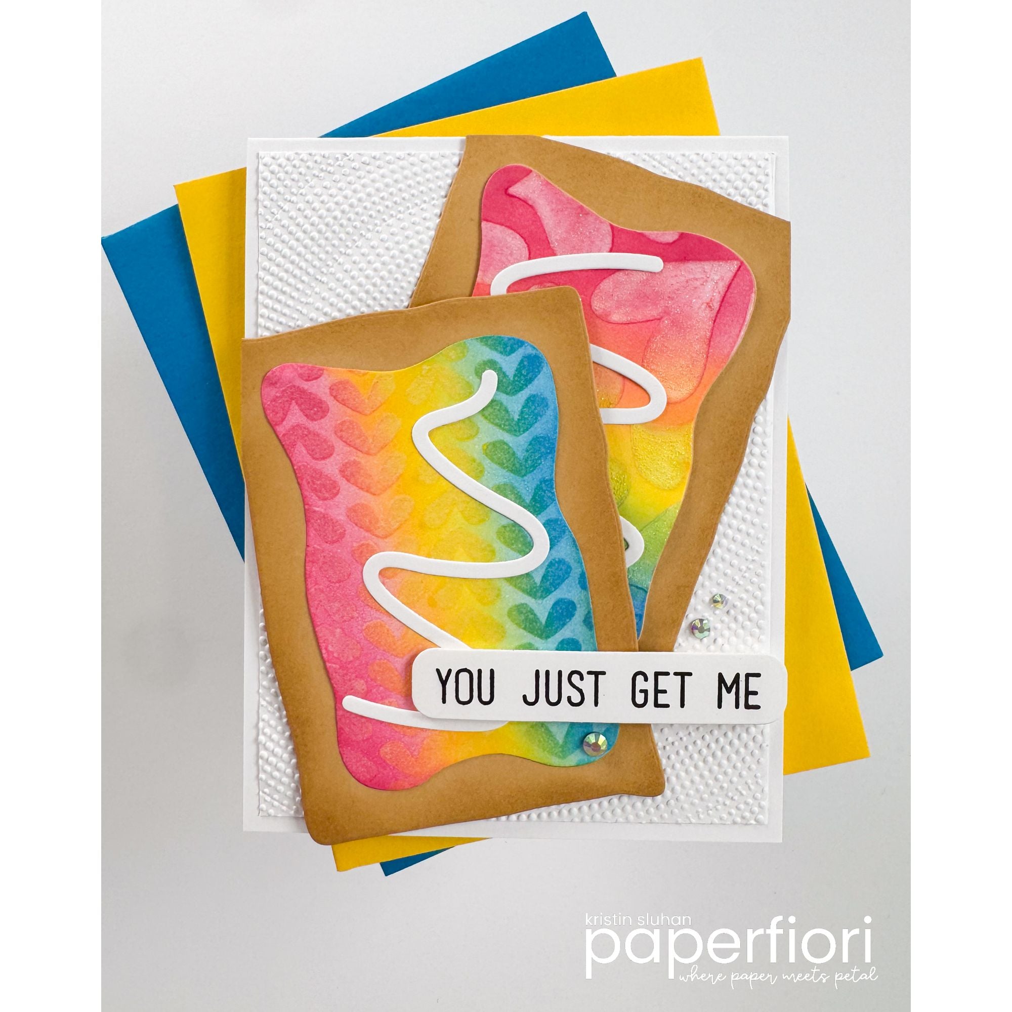 Simon Says Stamp Toaster Pastry Wafer Dies 1519sd Heart to Heart