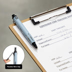 Tombow AirPress Black Ballpoint Pen 56065 flexible wire clip
