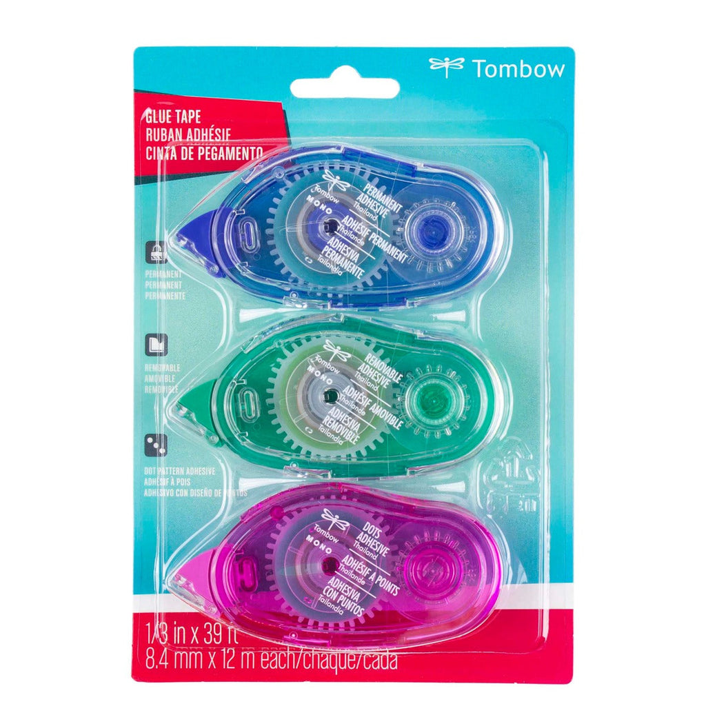 Tombow Assorted Adhesives Glue Tape 62104 in packaging