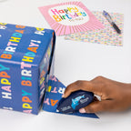 Tombow Mono Air Recycled Adhesive Applicator 62156 use with wrapping paper
