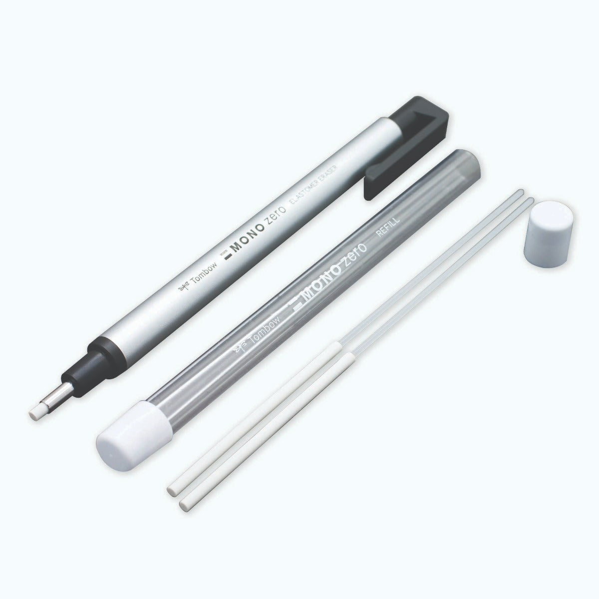 Tombow Mono Zero Round Eraser and Refill Value Pack 57315