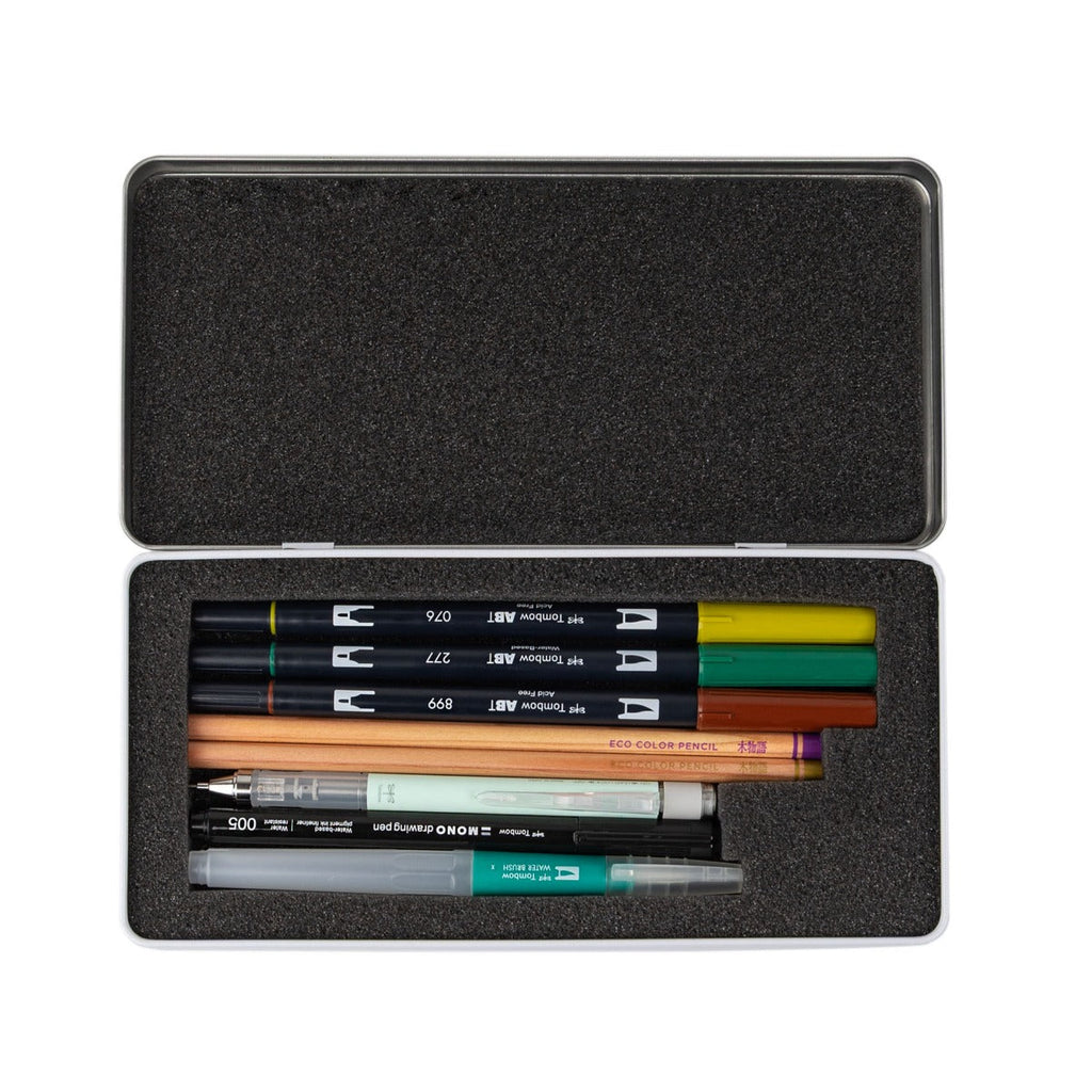 Tombow Urban Sketching Set 56305 interior
