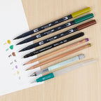 Tombow Urban Sketching Set 56305 nibs of contents