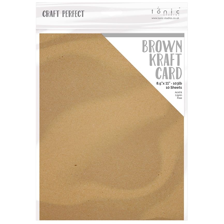 Tonic Brown Kraft Card Craft Perfect Cardstock 9559e