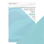 Tonic Caribbean Sea 8.5 x 11 Pearlescent Cardstock 9547e