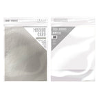 Tonic Chrome Silver 8.5 x 11 Mirror Card Gloss Cardstock 9452E Detailed View