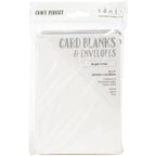 Tonic Craft Perfect 5 x 7 White Card Blanks With Envelopes 10 Pack 9279e