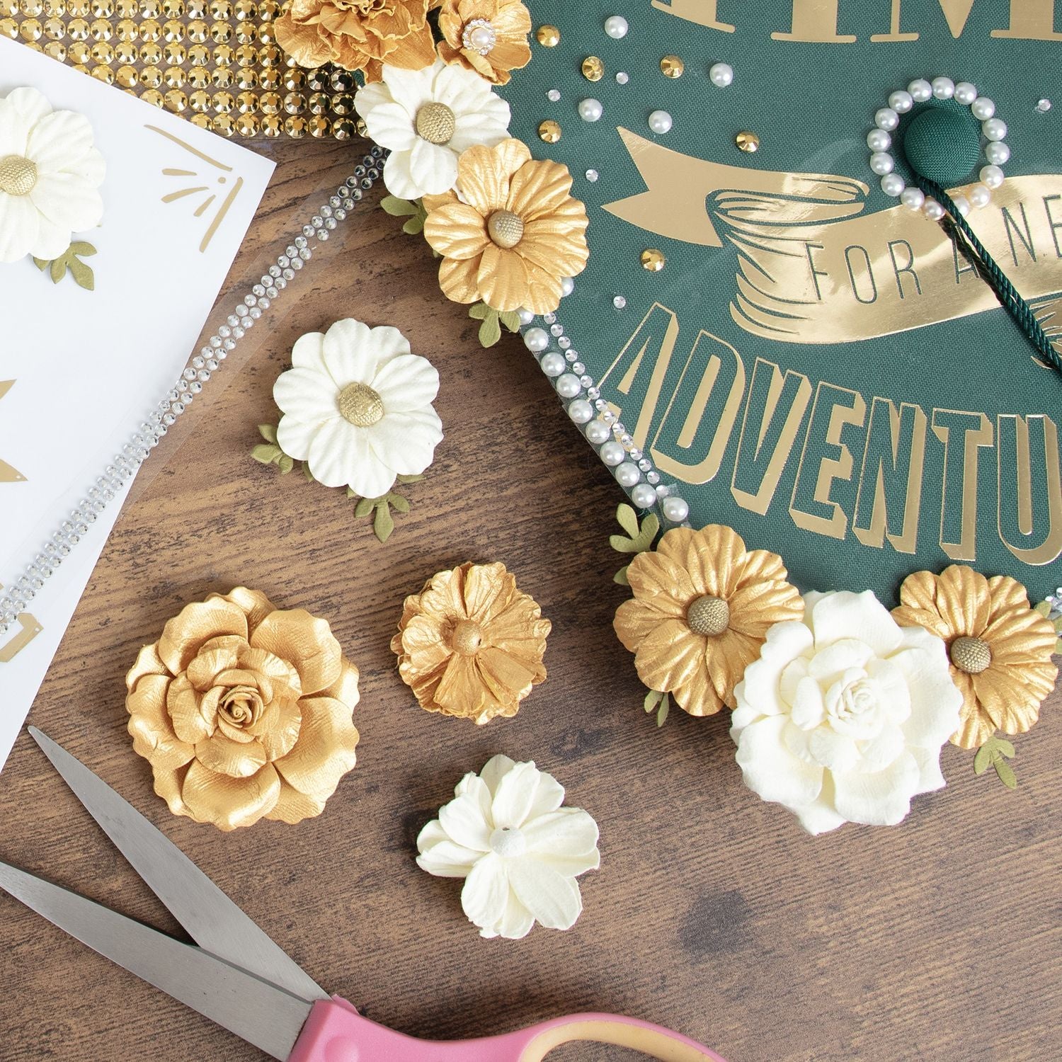 Tonic Craft Perfect Gold Handmade Flowers 40004430 Floral Project