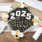 Tonic Craft Perfect Gold Handmade Flowers 40004430 Graduation Cap Project