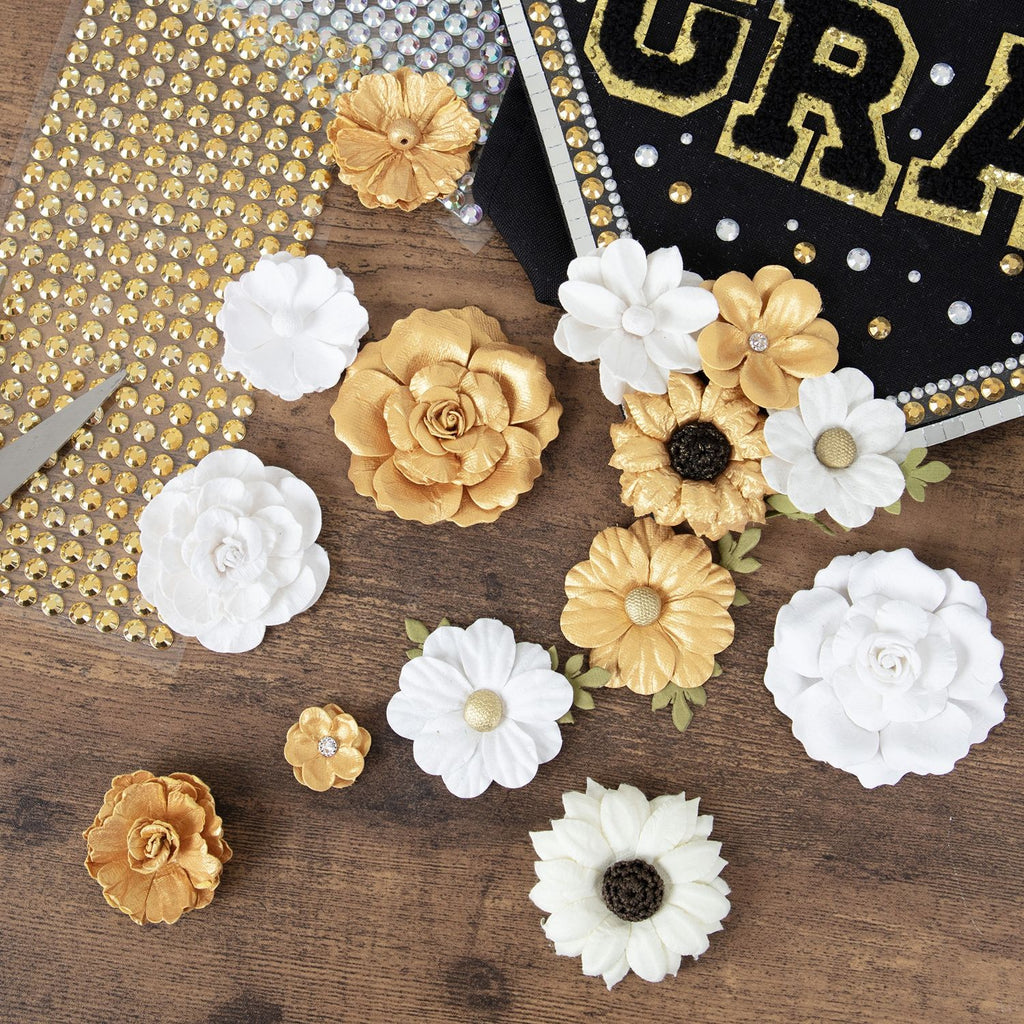 Tonic Craft Perfect Gold Handmade Flowers 40004430 Graduation Decoration