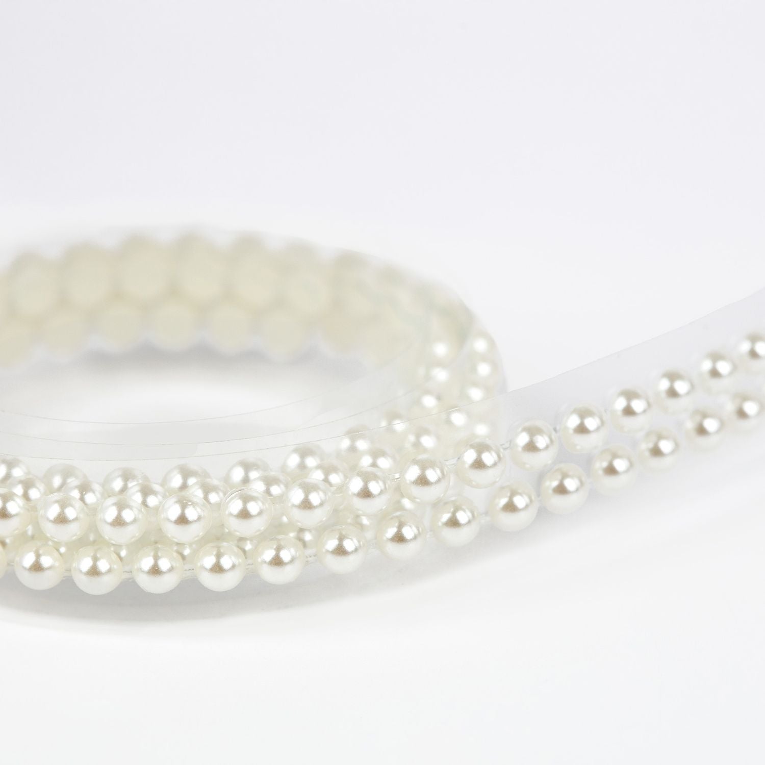 Tonic Craft Perfect Ivory Pearl Bling Sticker Roll 40004422 Close-up View