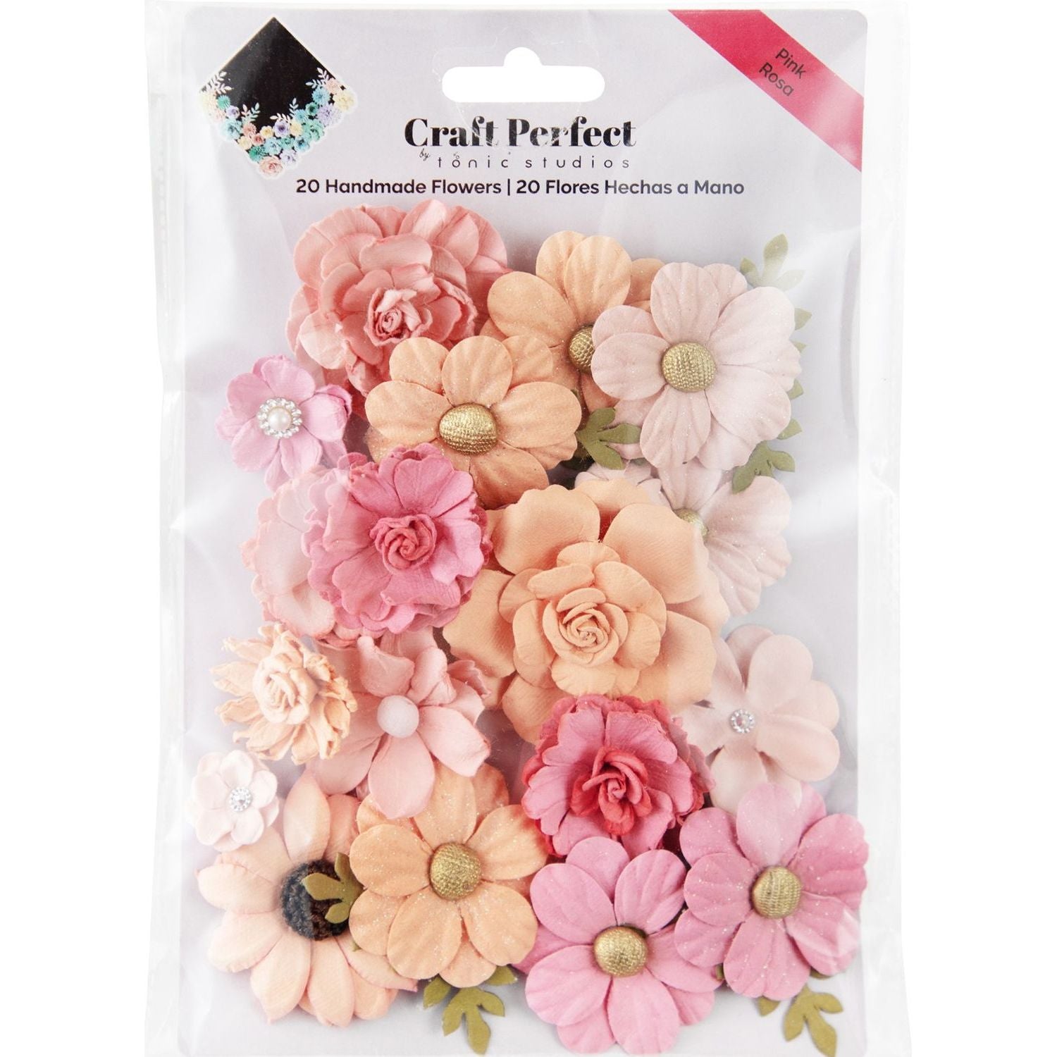 Tonic Craft Perfect Pink Handmade Flowers 40004429