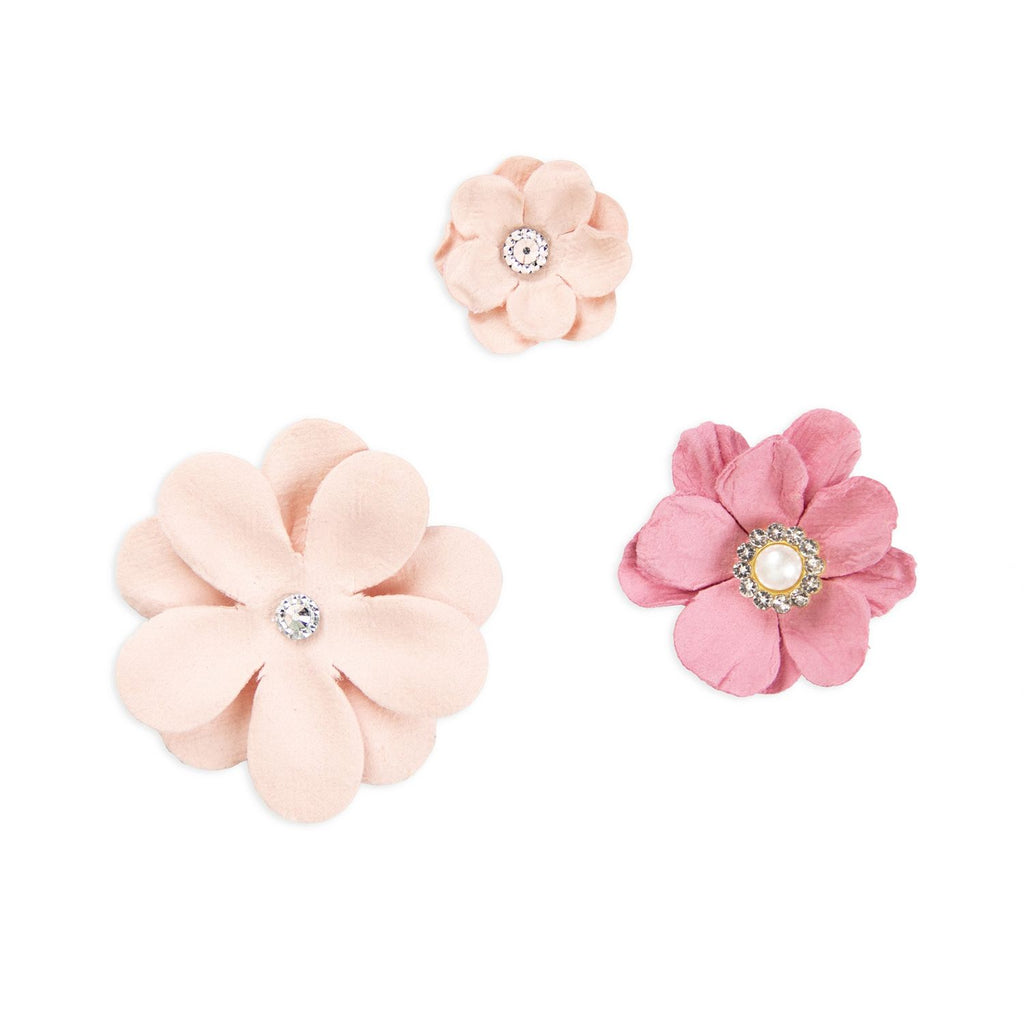 Tonic Craft Perfect Pink Handmade Flowers 40004429 Floral Trio